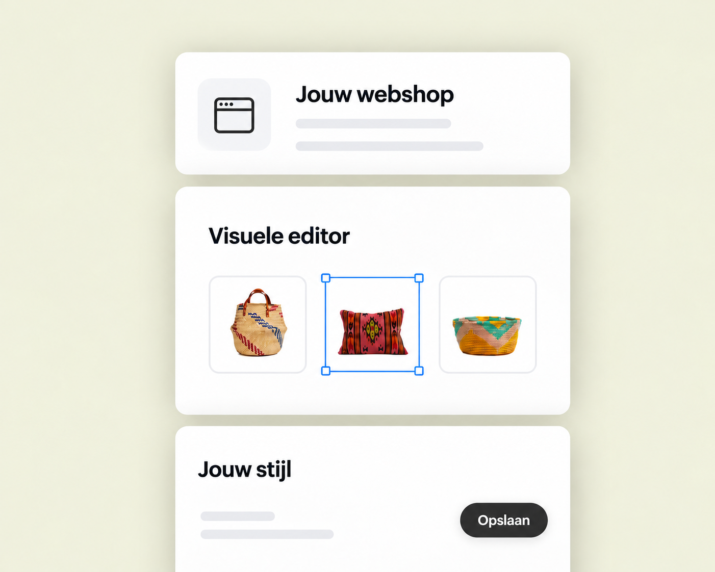 Je eigen webshop aanpassen met de visuele editor